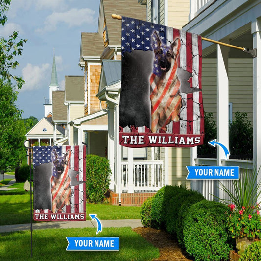 Personalized Dog Flags, German Shepherd House Flag, Custom Dog Garden Flags, Dog Flags Outdoor, Garden Flags Dogs, Dog House Flags
