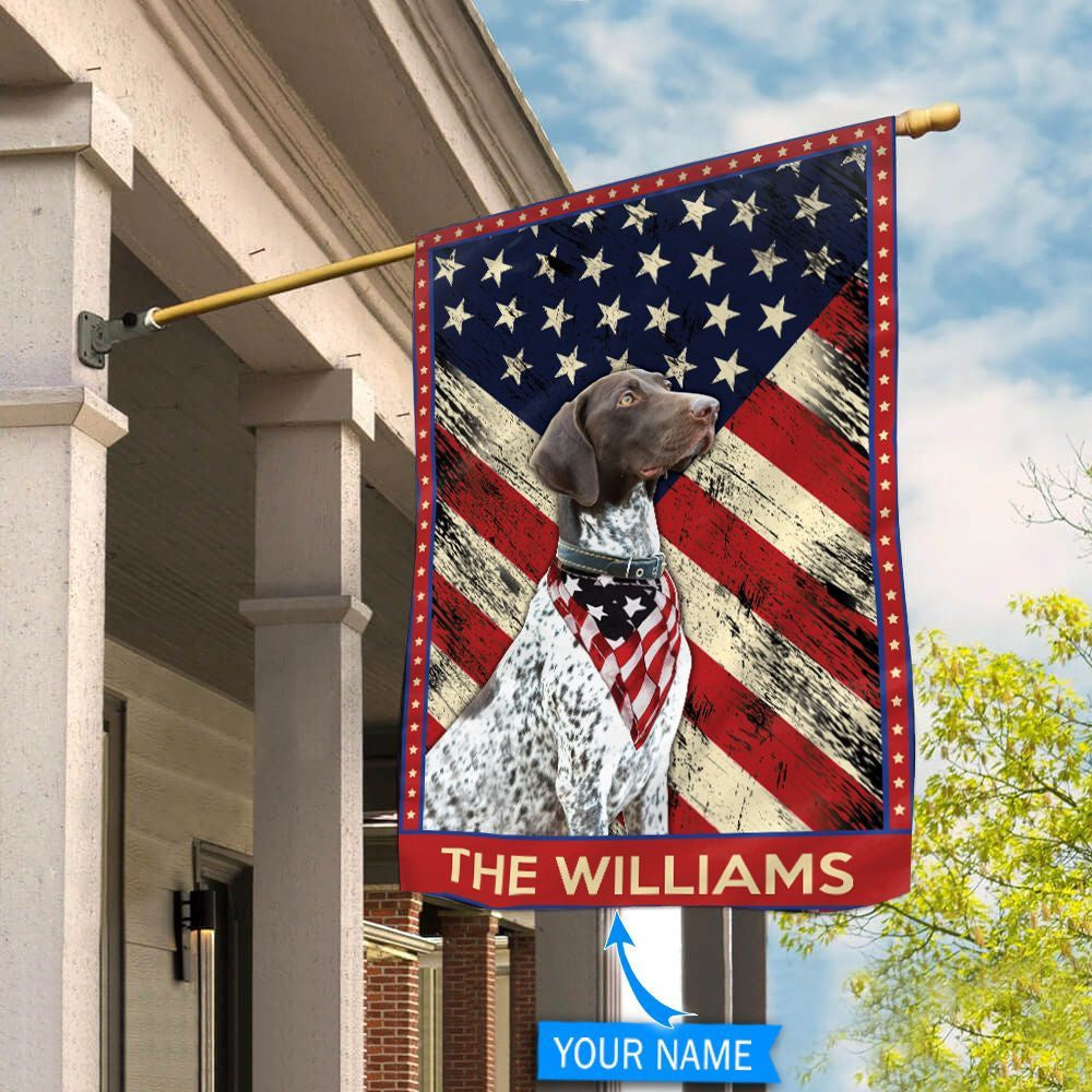 Personalized Dog Flags, German Shorthaired Pointer Flag, Custom Dog Garden Flags, Dog Flags Outdoor, Garden Flags Dogs, Dog House Flags
