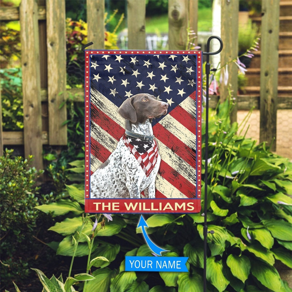 Personalized Dog Flags, German Shorthaired Pointer Flag, Custom Dog Garden Flags, Dog Flags Outdoor, Garden Flags Dogs, Dog House Flags