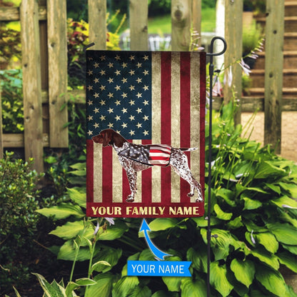 Personalized Dog Flags, German Shorthaired Pointer Flag, Gift For Dog Lovers, Garden Flags Dogs, Dog House Flags