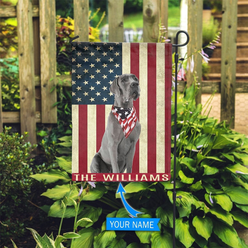 Personalized Dog Flags, Great Dane Garden Flag, Dog Flags Outdoor, Garden Flags Dogs, Dog House Flags