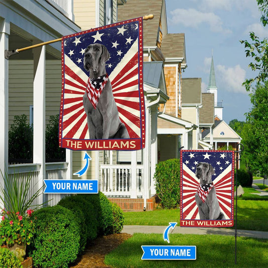 Personalized Dog Flags, Great Dane House Flag, Custom Dog Garden Flags, Dog Flags Outdoor, Garden Flags Dogs, Dog House Flags