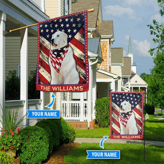Personalized Dog Flags, Great Pyrenees Garden Flag, Custom Dog Garden Flags, Dog Flags Outdoor, Garden Flags Dogs, Dog House Flags