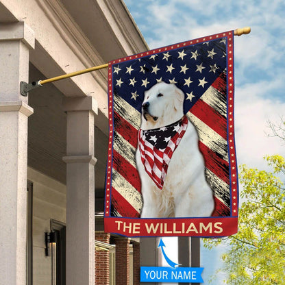 Personalized Dog Flags, Great Pyrenees Garden Flag, Custom Dog Garden Flags, Dog Flags Outdoor, Garden Flags Dogs, Dog House Flags