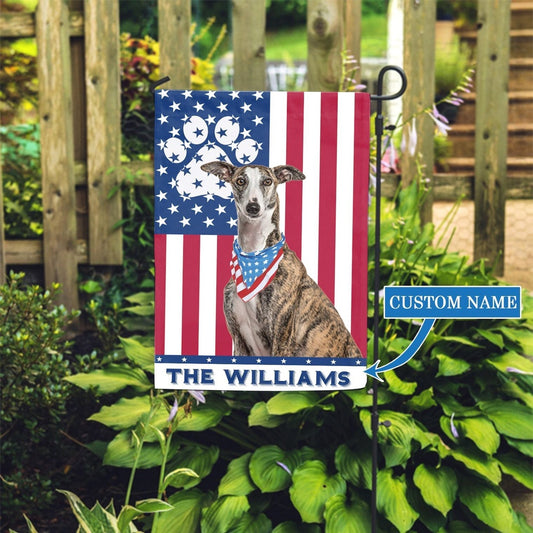 Personalized Dog Flags, Greyhound Garden Flag, Garden Flags Dogs, Dog House Flags