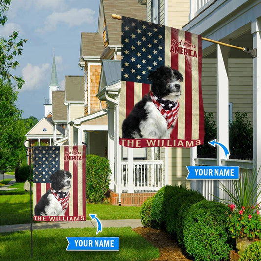 Personalized Dog Flags, Havanese God Bless America Flag, Custom Dog Garden Flags, Dog Flags Outdoor, Garden Flags Dogs, Dog House Flags