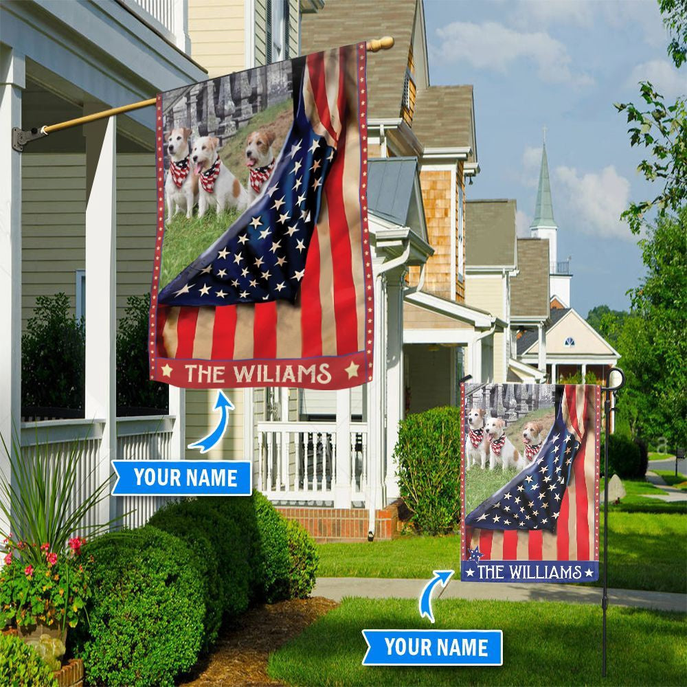 Personalized Dog Flags, Jack Russell Terrier Flag, Dog Flags Outdoor, Garden Flags Dogs, Dog House Flags