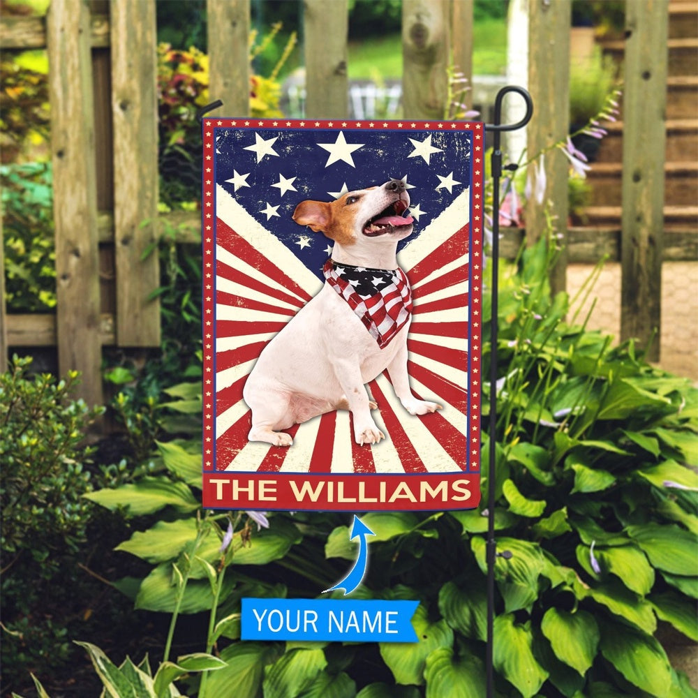 Personalized Dog Flags, Jack Russell Terrier Flag, Garden Flags Dogs, Dog House Flags