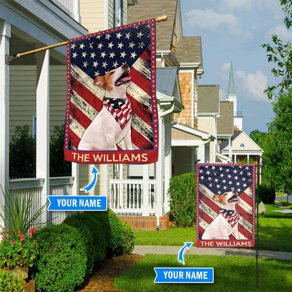 Personalized Dog Flags, Jack Russell Terrier Garden Flag, Garden Flags Dogs, Dog House Flags