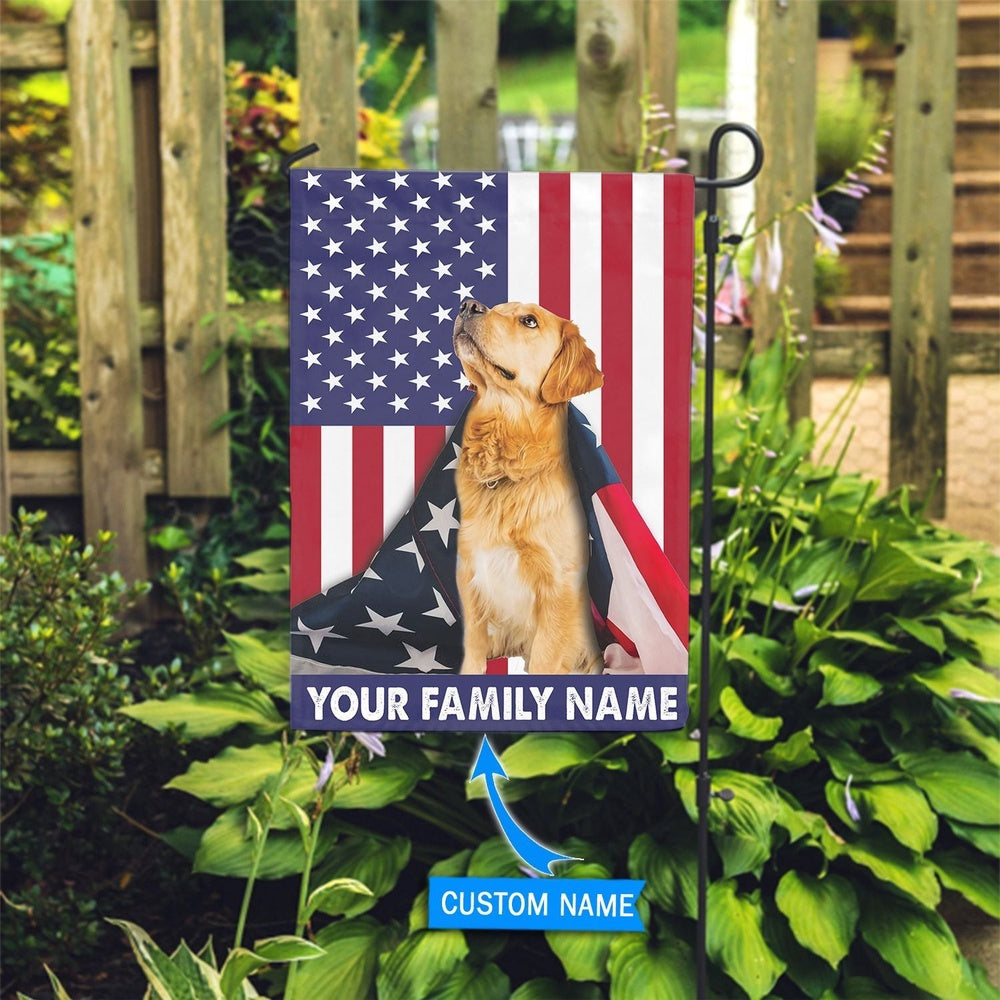 Personalized Dog Flags, Labrador Retriever American Cloak Flag, Dog Flags Outdoor, Garden Flags Dogs, Dog House Flags