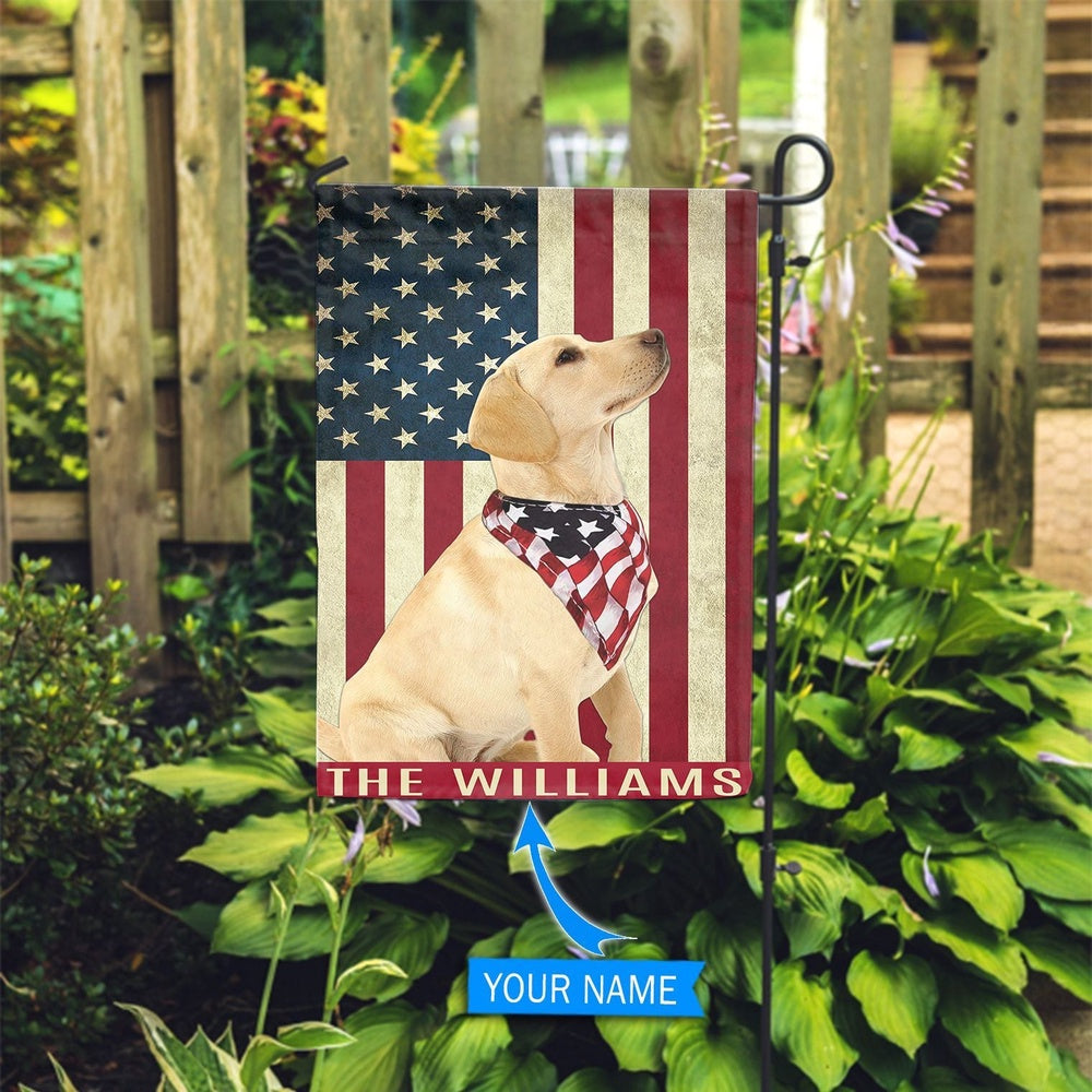 Personalized Dog Flags, Labrador Retriever Garden Flag, Dog Flags Outdoor, Garden Flags Dogs, Dog House Flags