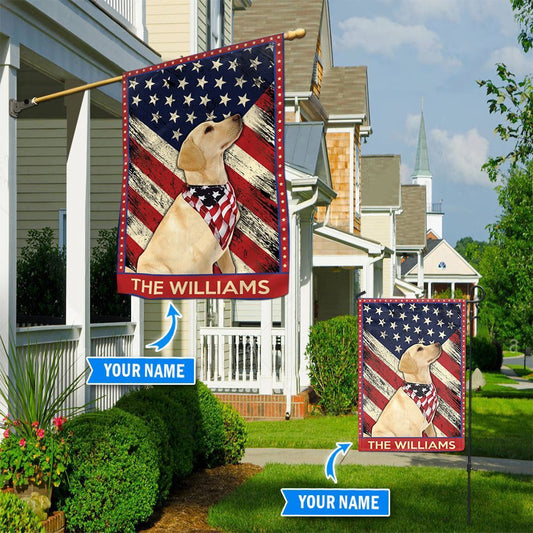 Personalized Dog Flags, Labrador Retriever Garden Flag, Garden Flags Dogs, Dog House Flags