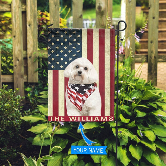 Personalized Dog Flags, Maltese Garden Flag, Dog Flags Outdoor, Garden Flags Dogs, Dog House Flags