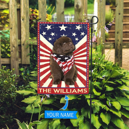 Personalized Dog Flags, Newfoundland Garden Flag-House Flag, Garden Flags Dogs, Dog House Flags