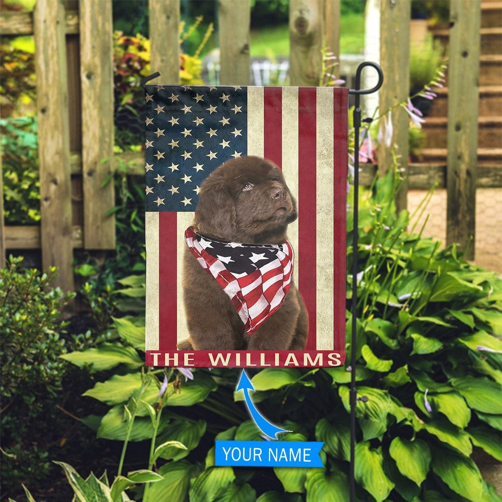 Personalized Dog Flags, Newfoundland Garden Flag, Dog Flags Outdoor, Garden Flags Dogs, Dog House Flags