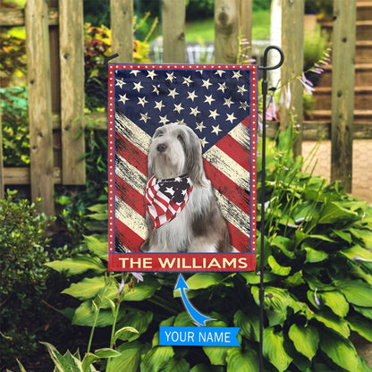 Personalized Dog Flags, Old English Sheepdog Flag, Garden Flags Dogs, Dog House Flags