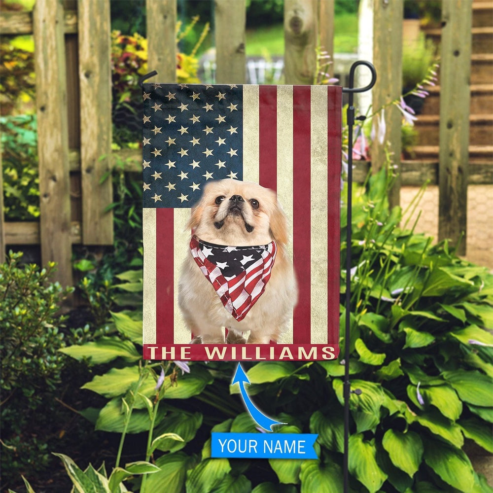 Personalized Dog Flags, Pekingese Garden Flag, Dog Flags Outdoor, Garden Flags Dogs, Dog House Flags