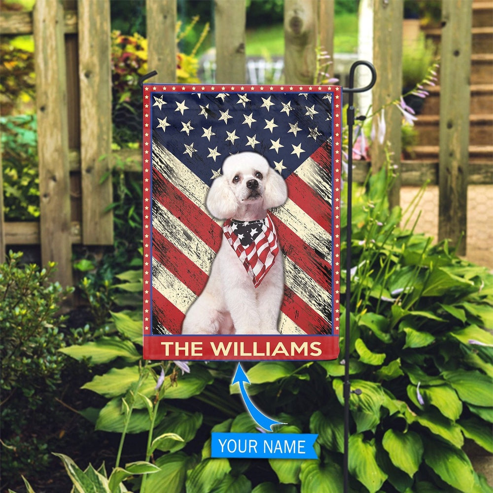Personalized Dog Flags, Poodle Garden Flag, Garden Flags Dogs, Dog House Flags