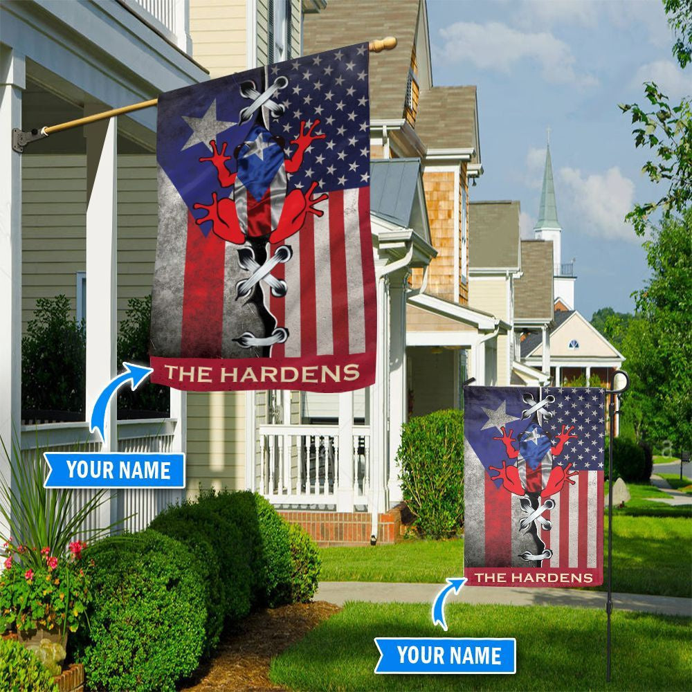 Personalized Dog Flags, Puerto Rico Flag, Garden Flags Dogs, Dog House Flags