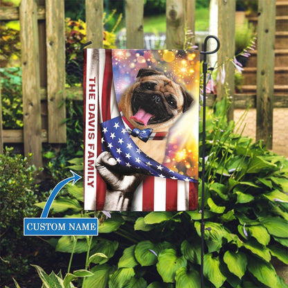 Personalized Dog Flags, Pug House Flag, American Flag Dog, Garden Flags Dogs, Dog House Flags