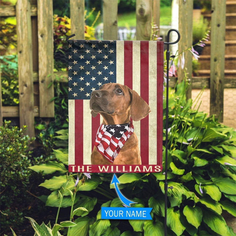 Personalized Dog Flags, Rhodesian Ridgeback Garden Flag, Dog Flags Outdoor, Garden Flags Dogs, Dog House Flags