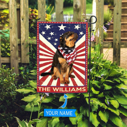 Personalized Dog Flags, Rottweiler Flag, Garden Flags Dogs, Dog House Flags