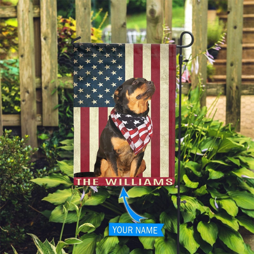 Personalized Dog Flags, Rottweiler Garden Flag, Dog Flags Outdoor, Garden Flags Dogs, Dog House Flags