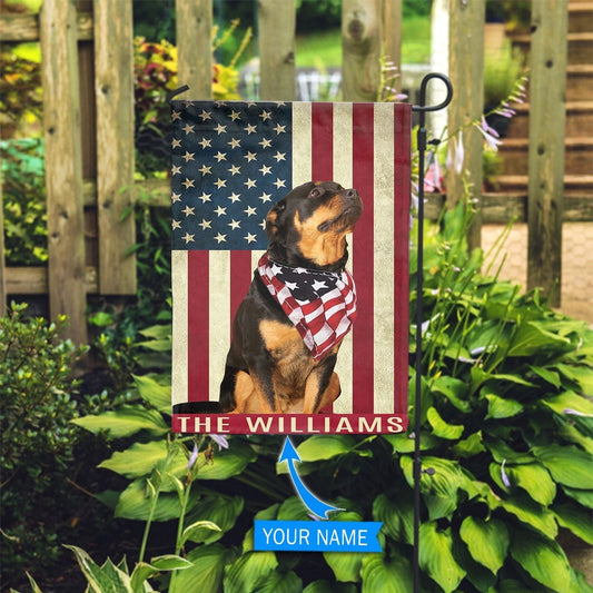 Personalized Dog Flags, Rottweiler Garden Flag, Dog Flags Outdoor, Garden Flags Dogs, Dog House Flags