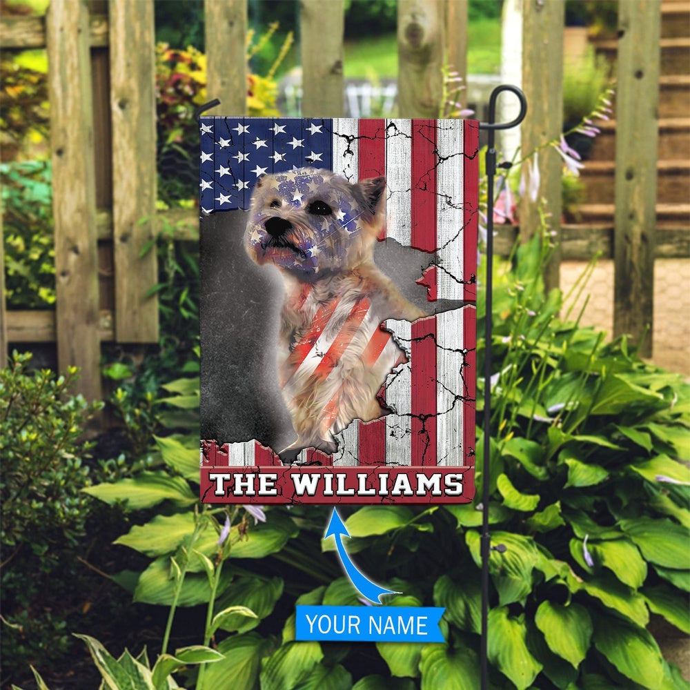 Personalized Dog Flags, West Highland White Terrier Usa Flag, Garden Flags Dogs, Dog House Flags