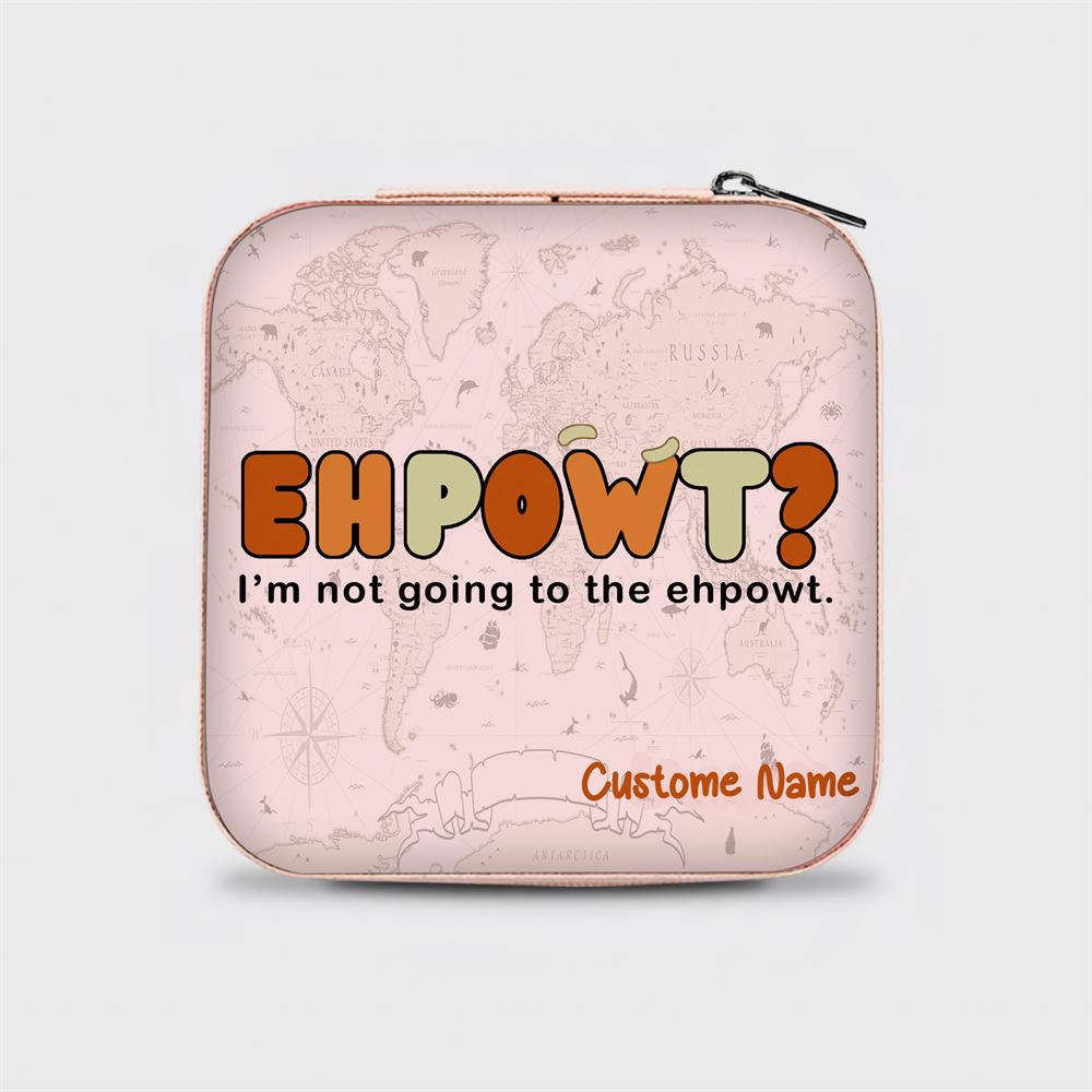 Personalized Ehpowt Jewelry Box, Travel Jewelry Case Gift For Mom, Wife, Aunt, Friends, Mother's Day Jewelry Case