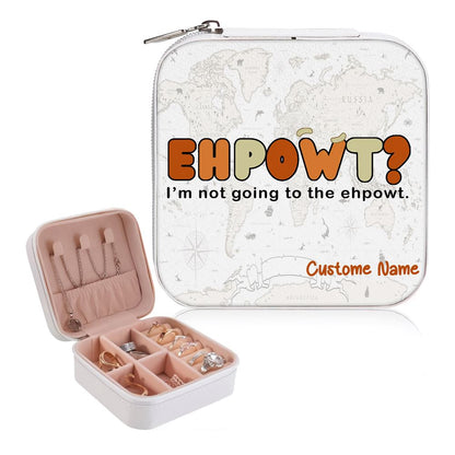 Personalized Ehpowt Jewelry Box, Travel Jewelry Case Gift For Mom, Wife, Aunt, Friends, Mother's Day Jewelry Case