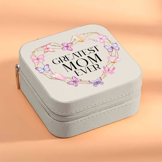 Personalized Greatest Mom Ever Jewelry Box, Gift For Mother's Day, Mother's Day Jewelry Case