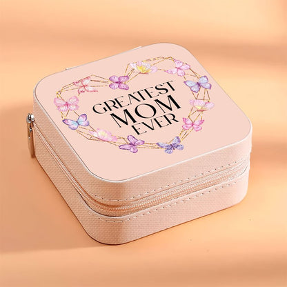 Personalized Greatest Mom Ever Jewelry Box, Gift For Mother's Day, Mother's Day Jewelry Case