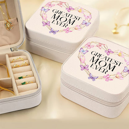 Personalized Greatest Mom Ever Jewelry Box, Gift For Mother's Day, Mother's Day Jewelry Case