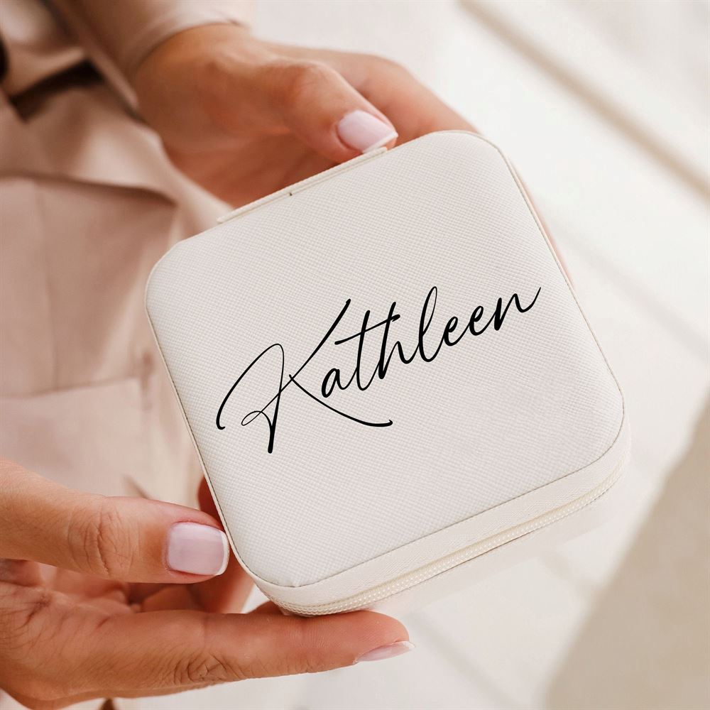 Personalized Jewelry Box, Jewelry Organizer, Mother's Day Jewelry Case