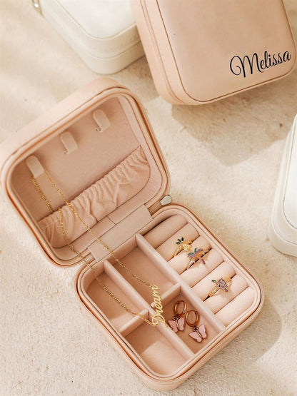 Personalized Jewelry Box, Jewelry Organizer, Mother's Day Jewelry Case