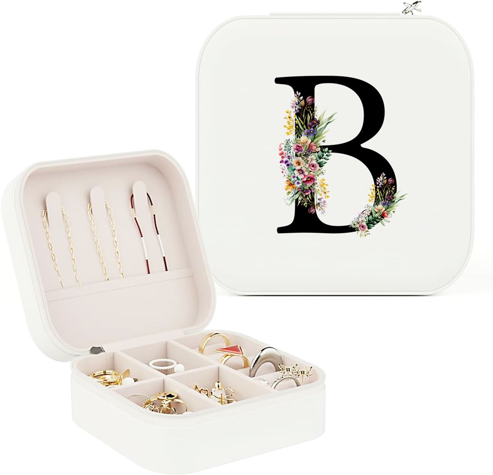 Personalized Name Jewelry Box, Jewelry Case Gift For Girls, Women, Mom, Mother's Day Jewelry Case