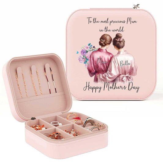 Personalized To The Most Precious Mum, Gift For Mother's Day, Mother's Day Jewelry Case
