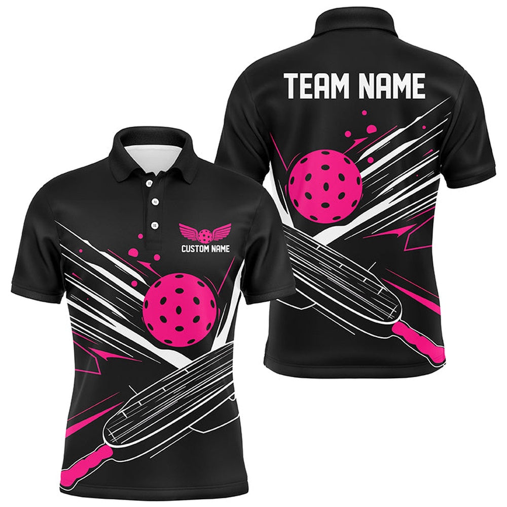 Pickleball Polo Shirts, Custom Multi-Color Pickleball Shirts For Players, Pickleball League Jerseys With Team Name