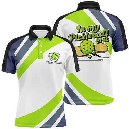 Pickleball Polo Shirts, Custom Pickleball Polo Shirts For Men, Pickleball Men Attire Sayings In My Pickleball Era