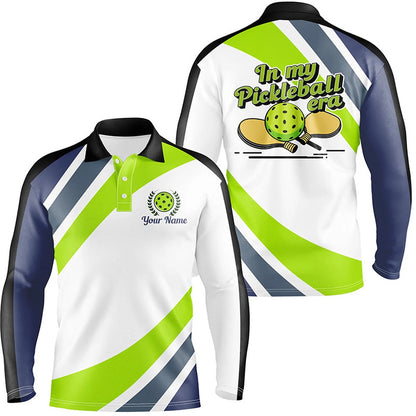 Pickleball Polo Shirts, Custom Pickleball Polo Shirts For Men, Pickleball Men Attire Sayings In My Pickleball Era