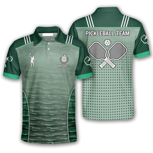 Pickleball Polo Shirts, Mint Green Pickleball Polo Shirts
