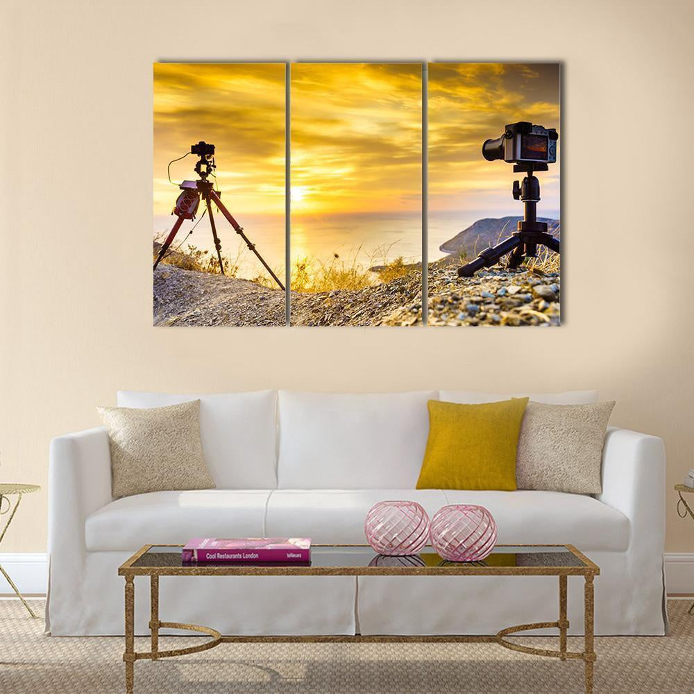 Professional Cameras Canvas Wall Art Decor
