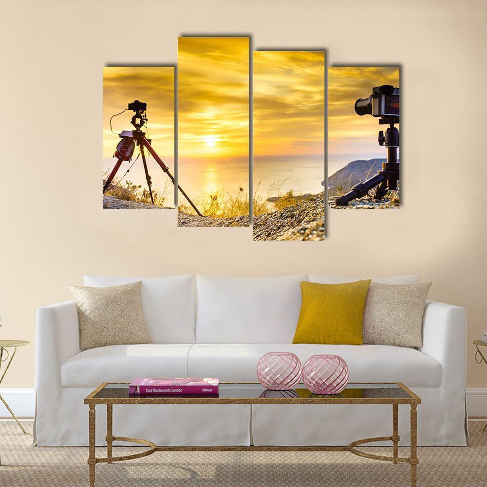 Professional Cameras Canvas Wall Art Decor