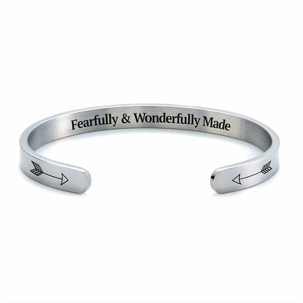 Psalm 13914 Cuff Bracelet, Christian Bracelet For Women, Bible Verse Bracelet, Christian Jewelry
