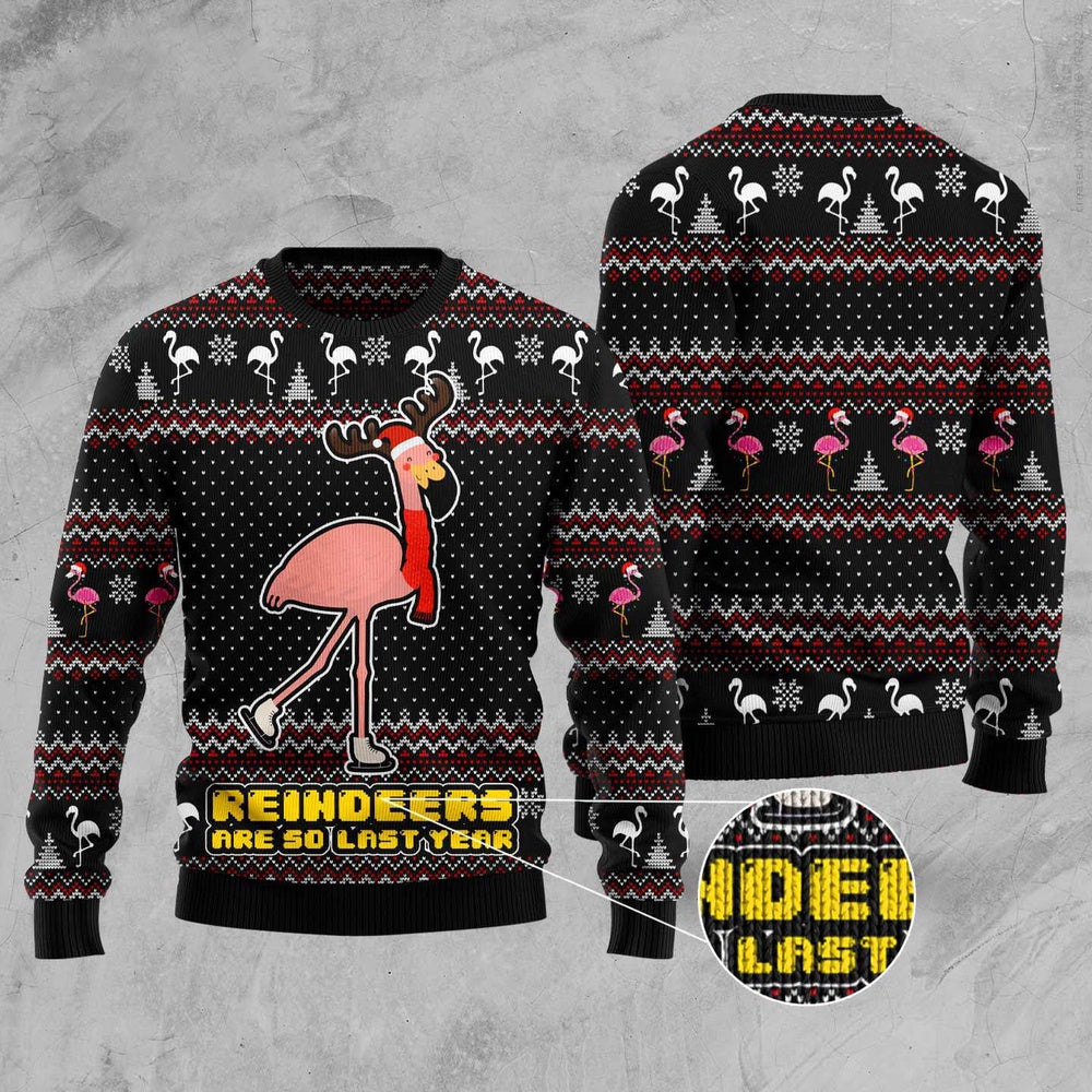 Reindeers Are So Last Year Ugly Christmas Sweater, Funny Xmas Sweater, Sweater Xmas