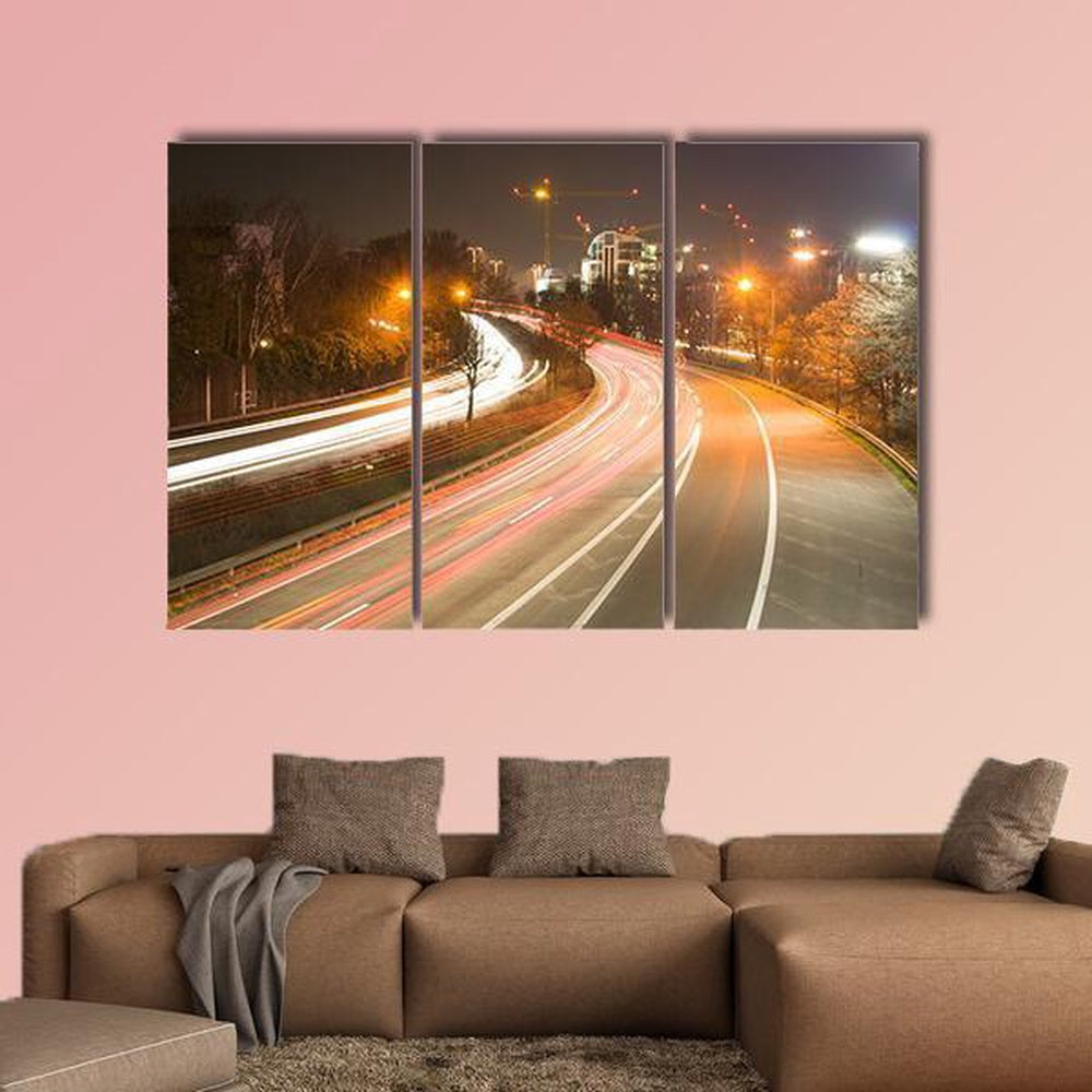 Road In Duesseldorf Canvas Wall Art Decor