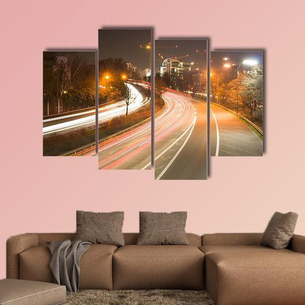 Road In Duesseldorf Canvas Wall Art Decor