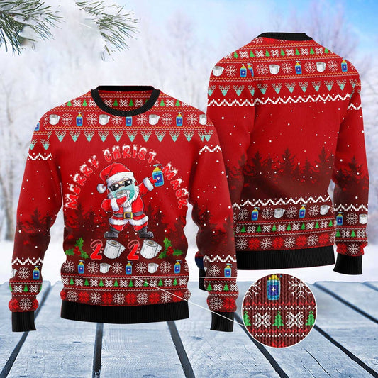 Santa Christmas Ugly Christmas Sweater, Funny Xmas Sweater, Sweater Xmas