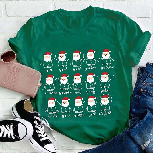 Santa Claus Formula Math T Shirt, Merry T Shirt, Unisex Christmas Shirts
